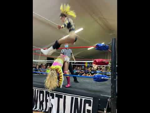 Ava off the ropes #wrestling #shorts