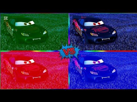 🚗💥 Epic Color Car Battle! Green vs Purple vs Red vs Blue 😱 Who Will Win? 🔥