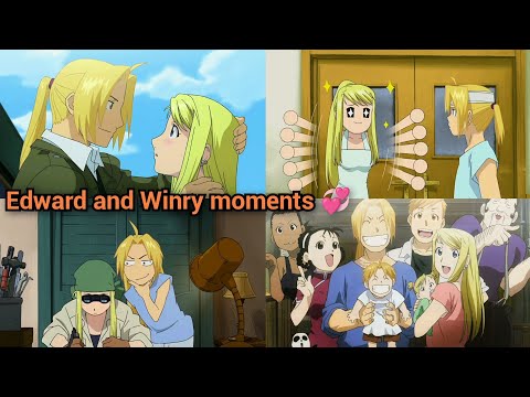 Edward and Winry moments & interactions| Fullmetal Alchemist Brotherhood funny moments| English Dub