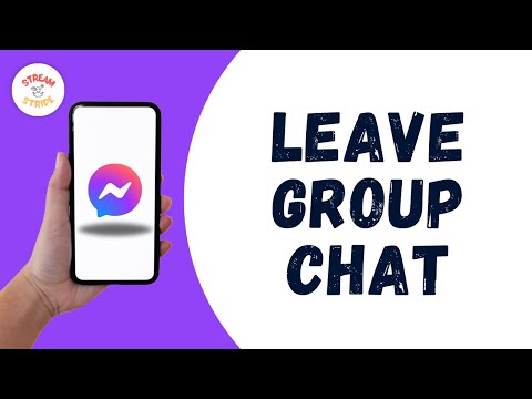 HOW TO LEAVE FACEBOOK MESSENGER GROUP CHAT