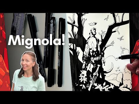 How to Draw Like Mike Mignola | Master Study with Pen and Ink