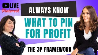 Always Know What to Pin each month for profit (The 3P Pinterest Framework)