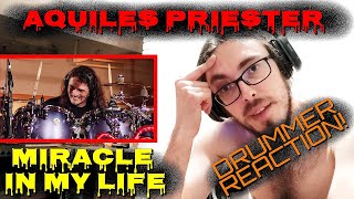 Drummer Reacts - AQUILES PRIESTER - MIRACLE IN MY LIFE (HANGAR)