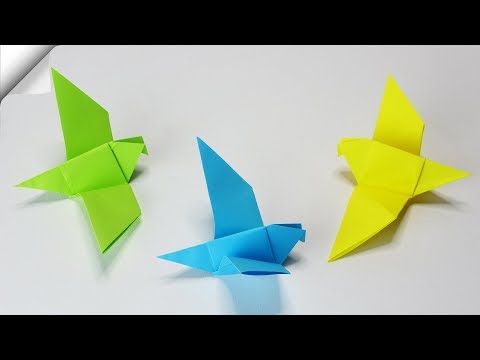 DIY paper toys Easy paper birds