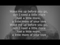 Chris Brown: Little More (Royalty) Lyrics