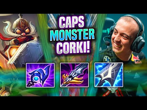 CAPS IS A MONSTER WITH CORKI! - G2 Caps Plays Corki Mid vs Ryze! | Season 2022