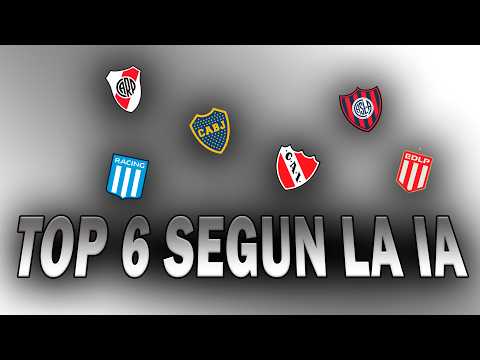 The 6 biggest teams in Argentine football according to AI