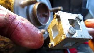 How to retract a brake caliper piston on rear brakes. Rewinding the caliper piston