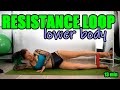 13 Min RESISTANCE LOOP Workout Lower Body ENGLISH