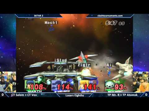 SKTAR 2 - Mr. R + Atomsk vs CT Salem + CT Vex - Losers Top 8 - SSBB