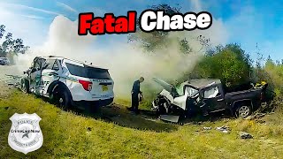 Woman Steals Police Car, 125 MPH Chase Turns Deadly
