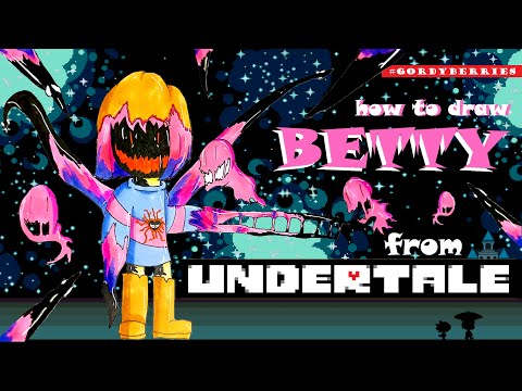 How to draw Betty from Undertale