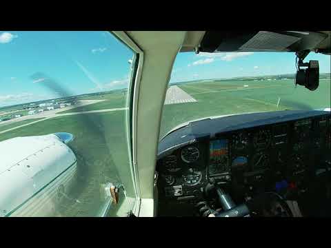 First time flying the twin comanche