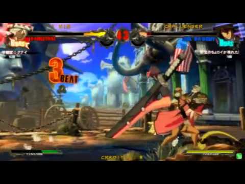 2014/4/26 GGXrd Mikado stream - HEVEN(RA) matches