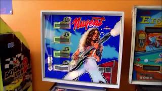 Repairing a Ted Nugent Pinball Machine from 1978!  OUT OF CONTROL!!!!