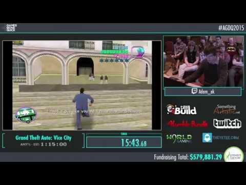 Awesome Games Done Quick 2015 - Part 142 - Grand Theft Auto: Vice City by AdamAK