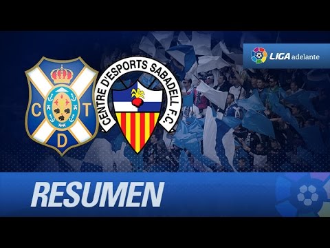 Resumen de CD Tenerife (1-0) CE Sabadell - HD