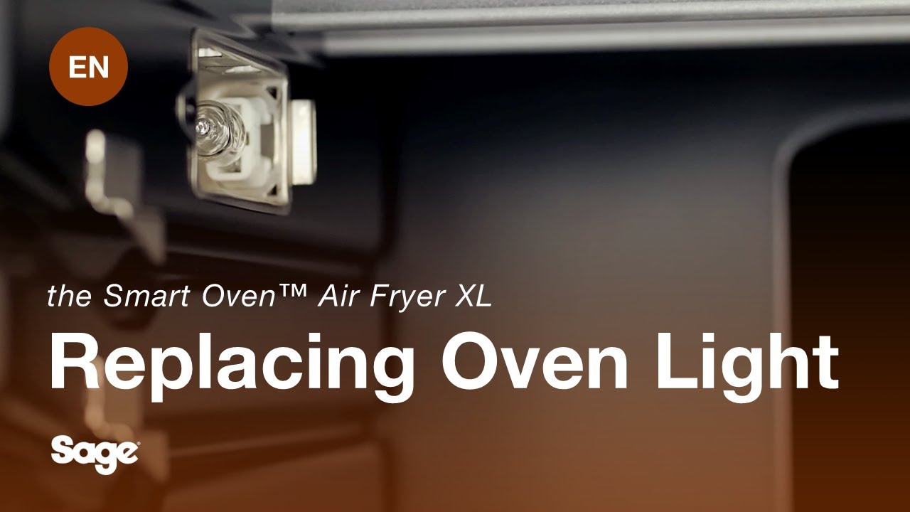 How to replace the oven light