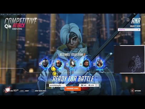 80% Accuracy! 17K Heals! Gale Ana Overwatch 2 Season 6 Gameplay Top 500