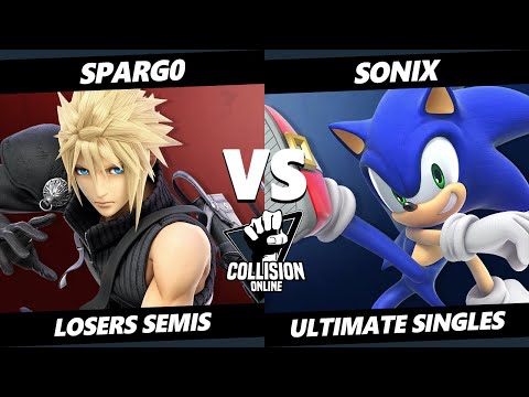 Collision Online Losers Semis - Spargo (Cloud) Vs. Sonix (Sonic) SSBU Smash Ultimate