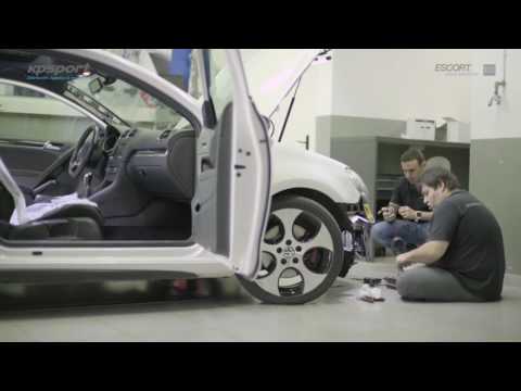ESCORT Passport 9500ci MTR montaje en Golf GTI HD