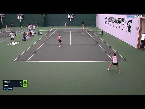 Lucy Furness/Hannah Neuman v Gisclon Charlotte/Martinez Makenna - BGSU v MSU - 05.02.23 (incomplete)
