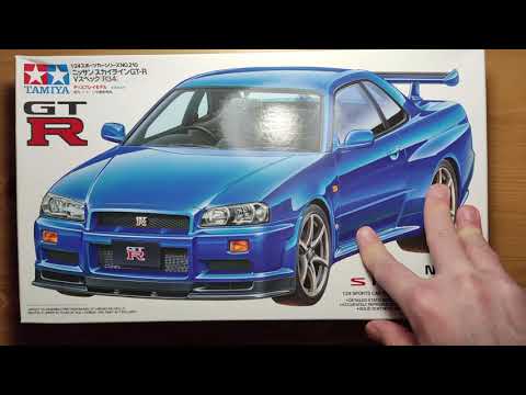 R And H Hobbynissan Skyline Gt-r R34 1/24 Scale Model Kit - Tamiya 24210  Mp Hobby