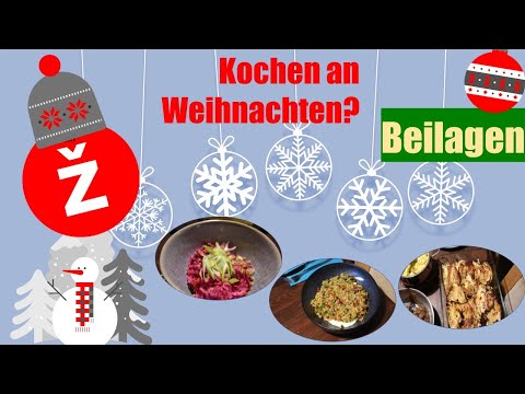 Panic about Christmas? Suggestion 3: Side dishes (be sure to note the video description!)