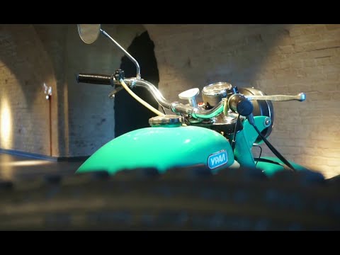 The very first internal exhibit - motorcycle "Ural M-67-36" (1984)