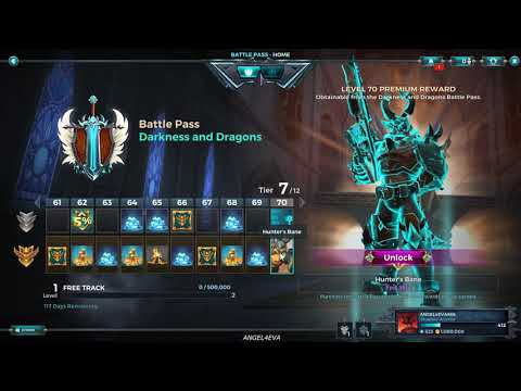 Paladins 3.3 Update All Items in the Darkness and Dragons  BattlePass ,New Chests,Mixer Items,Mount