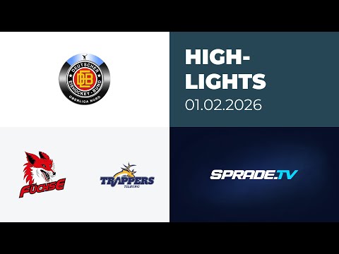 February 1, 2026 - Highlights - Füchse Duisburg vs. Tilburg Trappers