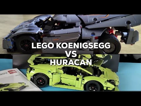 Lego Technic Super Cars - Koenigsegg VS Lamborghini Huracan