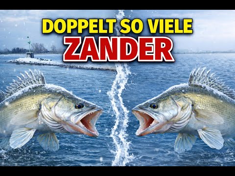 Angeln mit Doppelstrategie: So fängst Du im Winter mehr Zander
