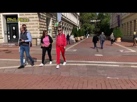 Karasz Street - Shopping street and Tisza River in Szeged - Hungary 24/09/2022