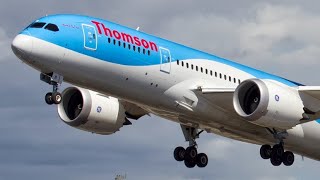 preview picture of video 'DONCASTER AIRPORT (UK) THOMSON B737-800 TAKES OFF TO TENERIFE'