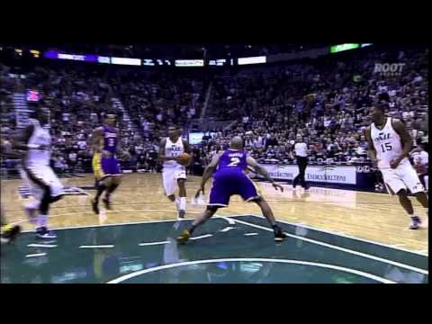 CJ Miles alley-oop from Earl Watson vs. Lakers