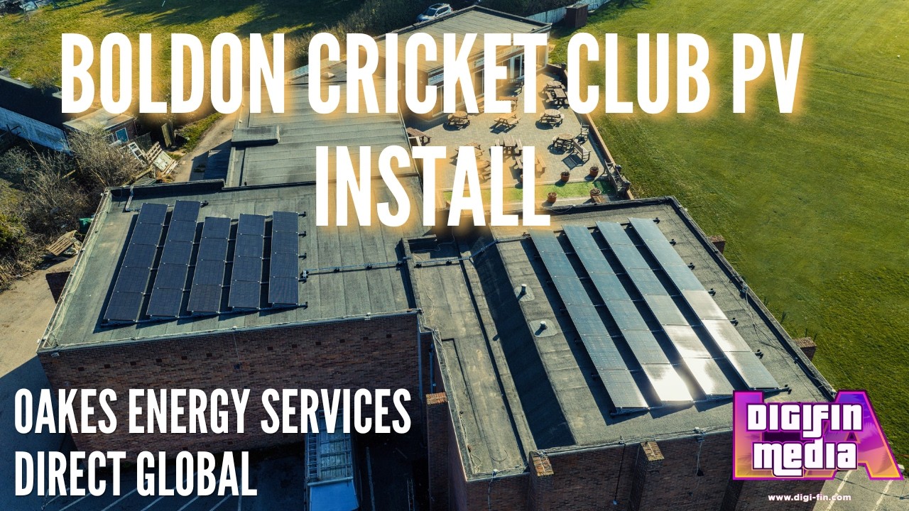 Boldon Cricket Club PV install