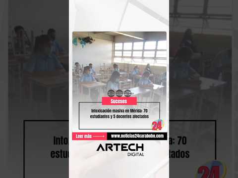 Intoxicación masiva en Mérida: 70 estudiantes y 5 docentes afectados