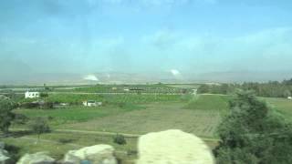 preview picture of video 'תצפית על כביש בקעת הירדן והשומרון מהצד של מדינת ירדן (כביש 65, ליד פלה)'