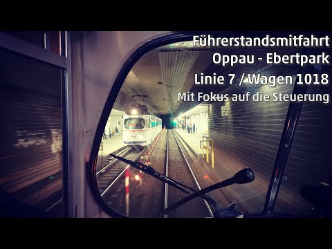 【Führerstandsmitfahrt】 ET6 durch Ludwigshafen (Part 2)【Düwag】