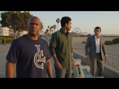 GTA 5 Franklin and Lamar mission but it's Reimagined by AI