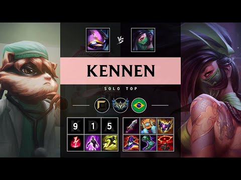 Kennen Top vs Akali - BR Challenger Patch 25.17