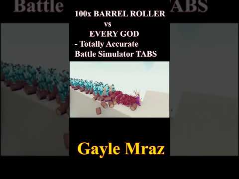 100x ROMAN TESTUDO vs 2x EVERY GOD   Totally Accurate Battle Simulator TABS #shorts 6