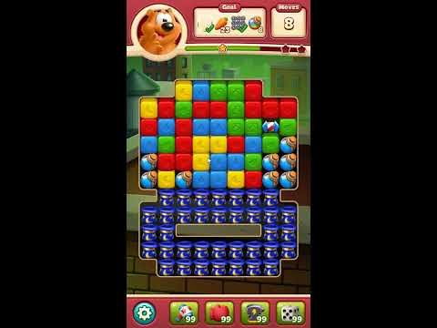 Toon Blast Level 6061 - NO BOOSTERS 🐻🐺🐱 | SKILLGAMING ✔️