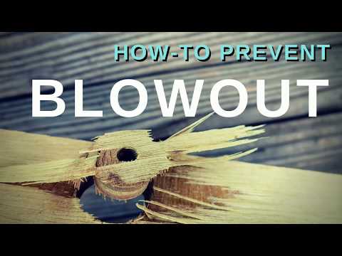 Drilling Holes: Prevent Wood Tearing and Blowout