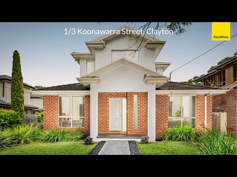 1/3 Koonawarra Street, Clayton, VIC 3168, 5房, 4浴, 城市屋
