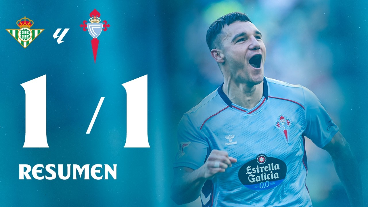 3월 16일 레알 베티스 VS 셀타 비고 축구하이라이트