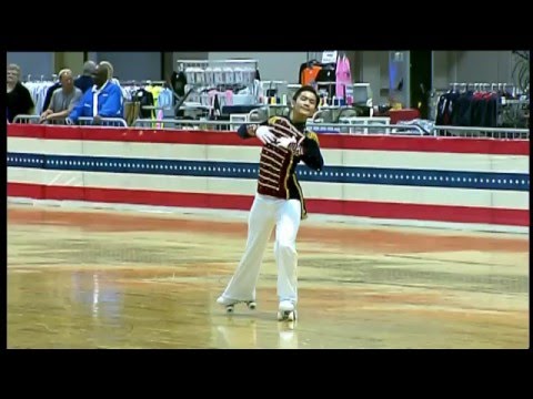 2015 US Roller Nationals - JrWC Men Solo Dance Compulsory -  Benson Kuan 1