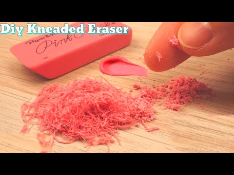 How to make a Kneaded Eraser - DIY Kneaded Eraser making