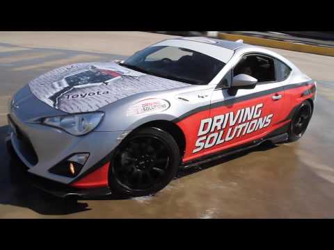 Learn to Slide.  Skid Pan Day